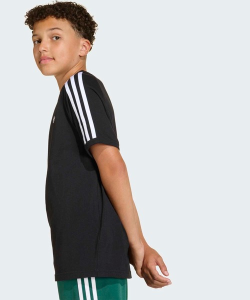 adidas（アディダス）の「3 STRIPES TEE / アディダスオリジナルス adidas Originals（Tシャツ/カットソー・キッズ・ブラック/ホワイト・130/140/150/160）」の11枚目の写真