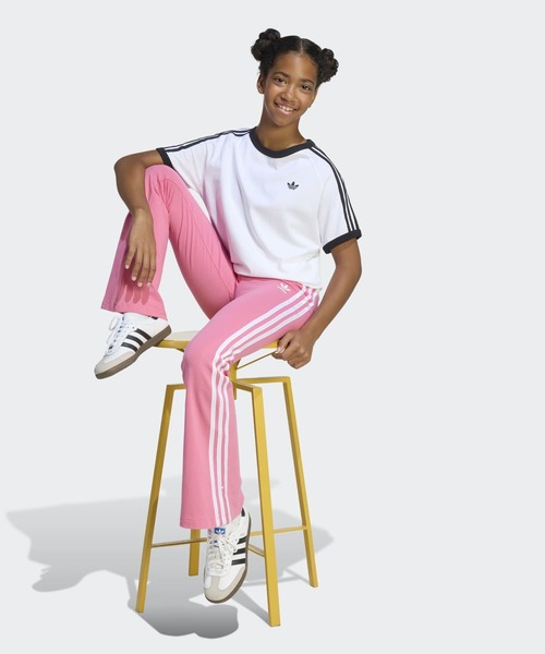 adidas（アディダス）の「3 STRIPES TEE / アディダスオリジナルス adidas Originals（Tシャツ/カットソー・キッズ・ブラック/ホワイト・130/140/150/160）」の8枚目の写真