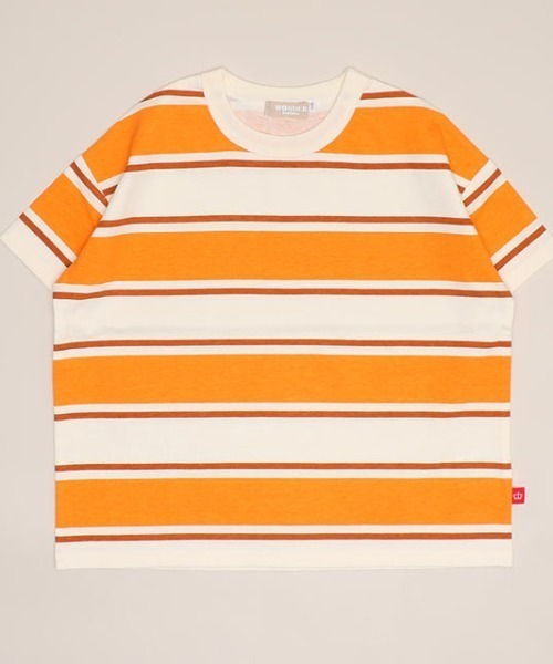 BABYDOLL（ベビードール）の「【プチプラ】WEB限定 総柄Tシャツ 1355K（Tシャツ/カットソー・キッズ・マスタード/ブルー/オレンジ/ホワイト/ライトブルー/ブラック/オフホワイト/レッド・90cm/110cm/100cm/120cm/130cm/140cm）」の8枚目の写真