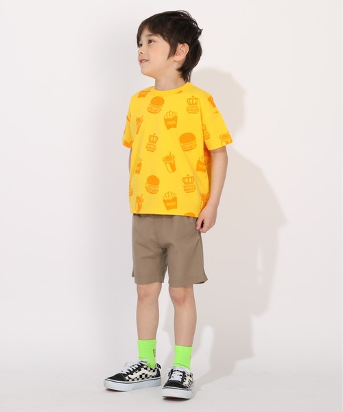 BABYDOLL（ベビードール）の「【プチプラ】WEB限定 総柄Tシャツ 1355K（Tシャツ/カットソー・キッズ・マスタード/ブルー/オレンジ/ホワイト/ライトブルー/ブラック/オフホワイト/レッド・90cm/110cm/100cm/120cm/130cm/140cm）」の14枚目の写真