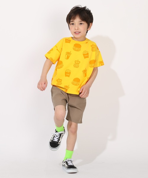 BABYDOLL（ベビードール）の「【プチプラ】WEB限定 総柄Tシャツ 1355K（Tシャツ/カットソー・キッズ・マスタード/ブルー/オレンジ/ホワイト/ライトブルー/ブラック/オフホワイト/レッド・90cm/110cm/100cm/120cm/130cm/140cm）」の15枚目の写真