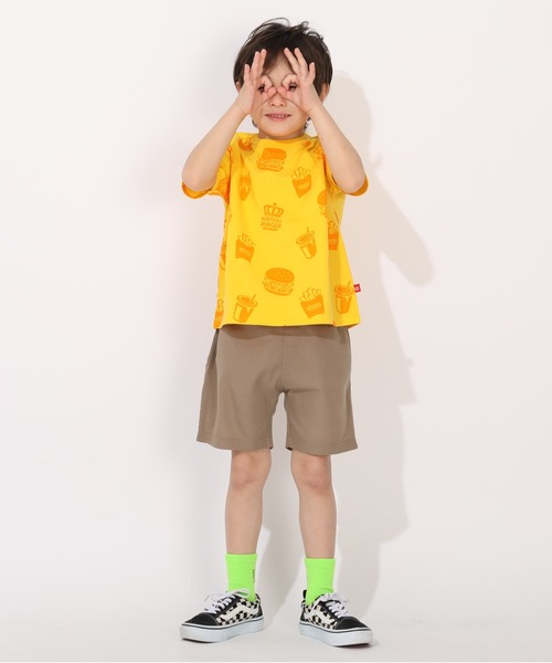 BABYDOLL（ベビードール）の「【プチプラ】WEB限定 総柄Tシャツ 1355K（Tシャツ/カットソー・キッズ・マスタード/ブルー/オレンジ/ホワイト/ライトブルー/ブラック/オフホワイト/レッド・90cm/110cm/100cm/120cm/130cm/140cm）」の17枚目の写真