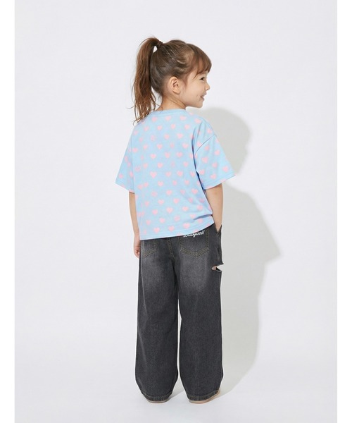 BABYDOLL(ベビードール)の「【プチプラ】WEB限定 総柄Tシャツ 1355K(Tシャツ/カットソー・キッズ・マスタード/ブルー/オレンジ/ホワイト/ライトブルー/ブラック/オフホワイト/レッド・90cm/110cm/100cm/120cm/130cm/140cm)」の20枚目の写真
