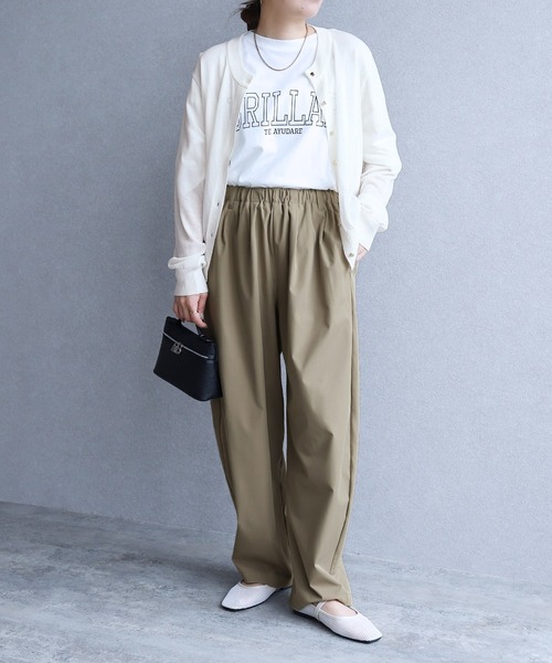 reca（レカ）の「【接触冷感/UVカット】麻タッチカーディガン（カーディガン/ボレロ・レディース・イエロー/ブラウン/オフホワイト/ブラック・FREE）」の13枚目の写真