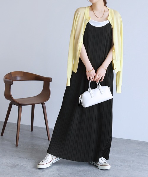 reca（レカ）の「【接触冷感/UVカット】麻タッチカーディガン（カーディガン/ボレロ・レディース・イエロー/ブラウン/オフホワイト/ブラック・FREE）」の16枚目の写真