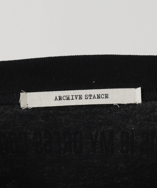 ARCHIVE STANCE(アーカイブスタンス)の「ARCHIVE STANCE/アーカイブスタンス レースTシャツ AS-010002(Tシャツ/カットソー・レディース・ホワイト/ブラック・FREE)」の15枚目の写真