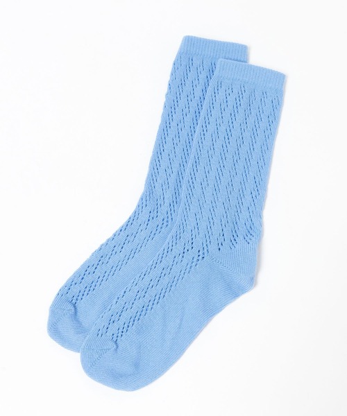 LOWRYS FARM（ローリーズファーム）の「ルミーアミソックス 645166（ソックス/靴下・レディース・ブラック/ブルー/ピンク・FREE）」の2枚目の写真