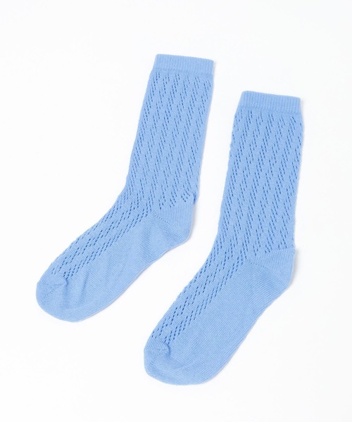 LOWRYS FARM（ローリーズファーム）の「ルミーアミソックス 645166（ソックス/靴下・レディース・ブラック/ブルー/ピンク・FREE）」の8枚目の写真