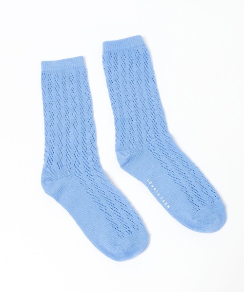 LOWRYS FARM（ローリーズファーム）の「ルミーアミソックス 645166（ソックス/靴下・レディース・ブラック/ブルー/ピンク・FREE）」の9枚目の写真