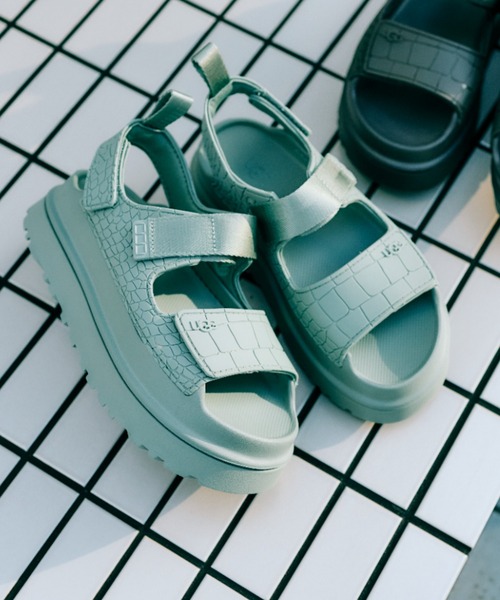 UGG（アグ）の「W GOLDENGLOW EMBOSSED　1175311-ART（サンダル・レディース・ブルー・5/6/7/8/9）」の19枚目の写真