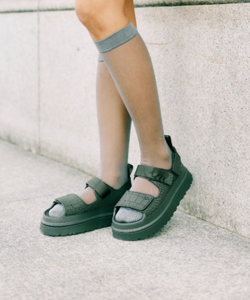 UGG（アグ）の「W GOLDENGLOW EMBOSSED　1175311-ART（サンダル・レディース・ブルー・5/6/7/8/9）」の13枚目の写真