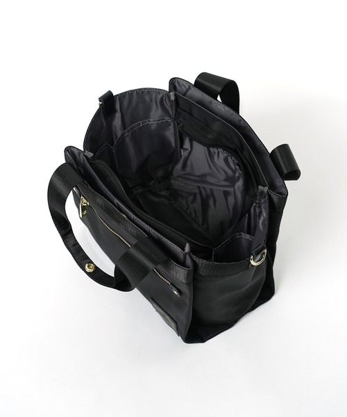 Legato Largo（レガートラルゴ）の「"02"≪Legato Largo≫ALL DAY/オールデイ 10ポケット バイカラー 2WAY ショルダーバッグ（バックパック/リュック・レディース・ブラック/グレー/サンドベージュ/ネイビー・ONE SIZE）」の11枚目の写真