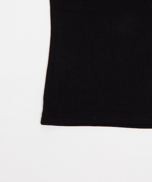 dispark(ディスパーク)の「DISPARK/【26年春新作】タイピングロゴオフショルロンT(Tシャツ/カットソー・レディース・ホワイト/ブラック・FREE)」の12枚目の写真