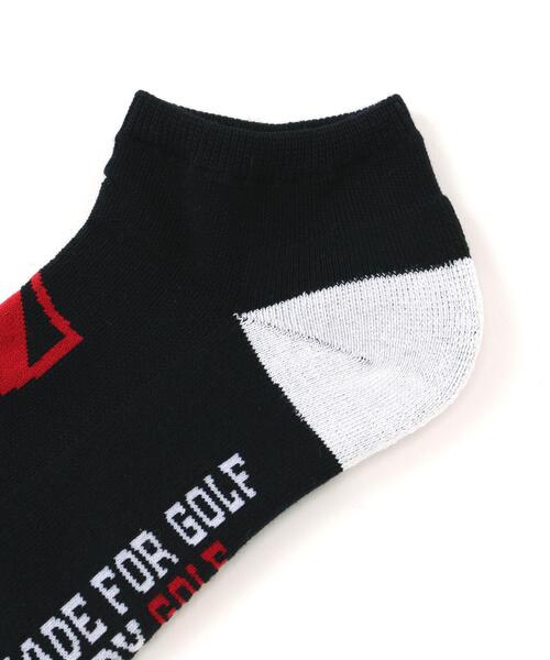 PEARLY GATES（パーリーゲイツ）の「エンブレムアンクルソックス (LADIES)（ソックス/靴下・メンズ・ホワイト/グリーン/ネイビー・FREE）」の4枚目の写真