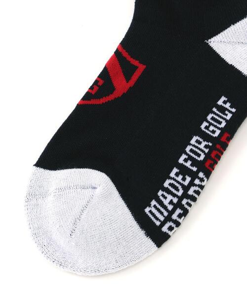 PEARLY GATES（パーリーゲイツ）の「エンブレムアンクルソックス (LADIES)（ソックス/靴下・メンズ・ホワイト/グリーン/ネイビー・FREE）」の5枚目の写真