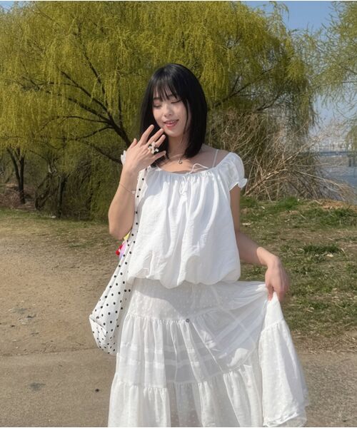HARDCORE HAPPINESS（ハードコアハピネス）の「HCH パンプキンシャーリングパフブラウス（シャツ/ブラウス・レディース・その他・FREE）」の4枚目の写真