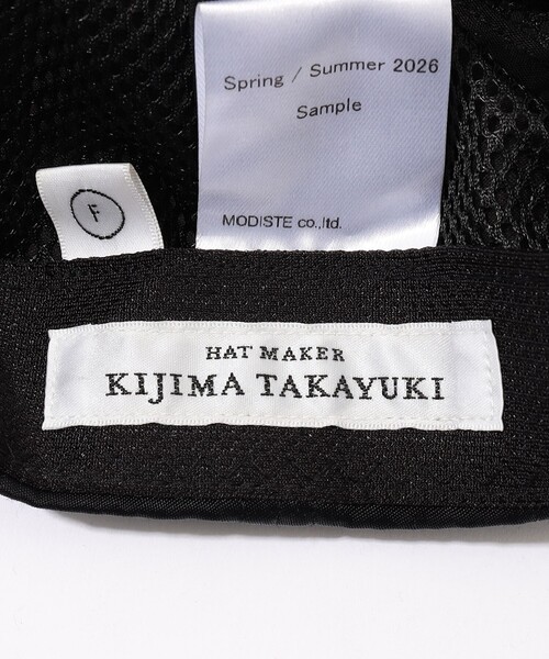 KIJIMA TAKAYUKI（キジマ　タカユキ）の「KIJIMA TAKAYUKI 6パネル サテンキャップ（キャップ・レディース・ブラック・FREE）」の8枚目の写真
