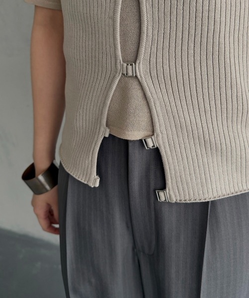 &g'aime（アンジェム）の「【&ｇ'aime 】ビスチェ＆サマーニットセット　Bustier & Summer Knit Top Set（ニット/セーター・レディース・ブラウン/アイボリー/ブラック・FREE）」の11枚目の写真
