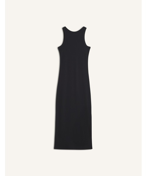 Maison Kitsune（メゾンキツネ）の「MAISON KITSUNE PARIS RIBBED TANK DRESS（ワンピース・レディース・ブラック・XS/L/M/S）」の3枚目の写真