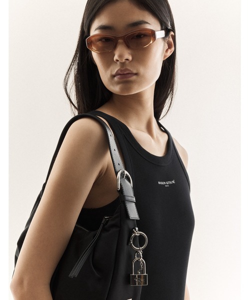 Maison Kitsune（メゾンキツネ）の「MAISON KITSUNE PARIS RIBBED TANK DRESS（ワンピース・レディース・ブラック・XS/L/M/S）」の9枚目の写真