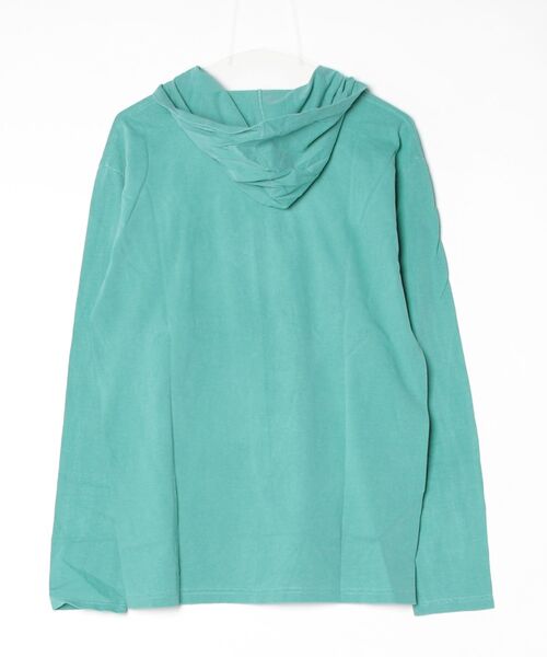 comfort colors(コンフォートカラーズ)の「【T18】【Comfort Colors/コンフォートカラーズ】GARMENT DYED HOODED LONG SLEEVE TEE(Tシャツ/カットソー・メンズ・サックスブルー/レッド/ミント/ネイビー・MEDIUM/SMALL)」の5枚目の写真