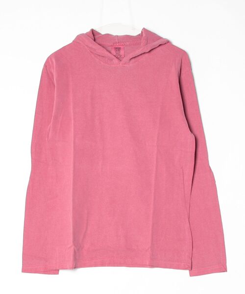 comfort colors(コンフォートカラーズ)の「【T18】【Comfort Colors/コンフォートカラーズ】GARMENT DYED HOODED LONG SLEEVE TEE(Tシャツ/カットソー・メンズ・サックスブルー/レッド/ミント/ネイビー・MEDIUM/SMALL)」の8枚目の写真