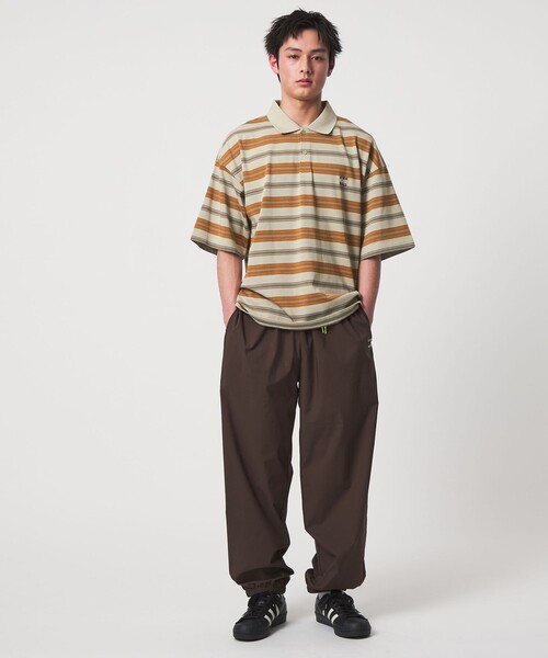 CITEN(シテン)の「<CITEN>スケートボーダーポロシャツ(ポロシャツ・メンズ・ブラウン/オレンジ・M/S/L)」の6枚目の写真