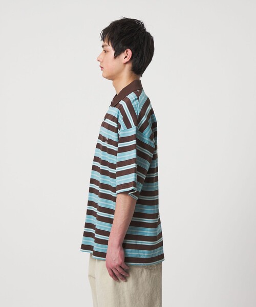 CITEN(シテン)の「<CITEN>スケートボーダーポロシャツ(ポロシャツ・メンズ・ブラウン/オレンジ・M/S/L)」の8枚目の写真