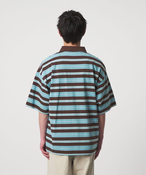 CITEN(シテン)の「<CITEN>スケートボーダーポロシャツ(ポロシャツ・メンズ・ブラウン/オレンジ・M/S/L)」の9枚目の写真