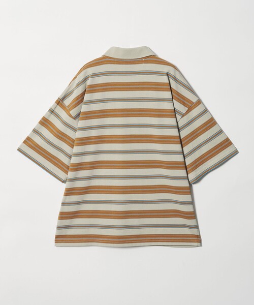 CITEN(シテン)の「<CITEN>スケートボーダーポロシャツ(ポロシャツ・メンズ・ブラウン/オレンジ・M/S/L)」の11枚目の写真