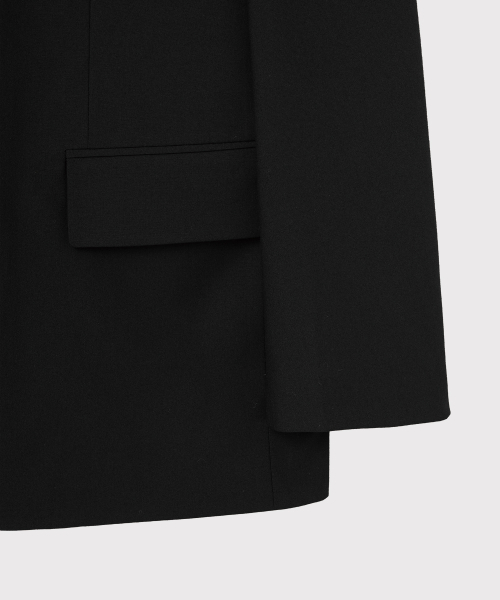 NONBLANK（ノンブランク）の「[ノンブランクXOJG][SAINT YEAR]ルーズフィットジャケット_BLACK（テーラードジャケット・メンズ・ブラック・MEDIUM/LARGE/X-LARGE）」の4枚目の写真