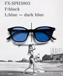 Astorflex（アストールフレックス）の「調光・偏光レンズ搭載 square frame 3 sunglasses / スクエア フレーム サングラス（サングラス）」