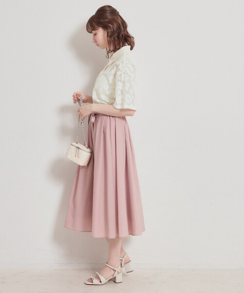 couture brooch（クチュールブローチ）の「フラワーエンブロイダリーブラウス（シャツ/ブラウス・レディース・ホワイト/ブラック・38）」の7枚目の写真