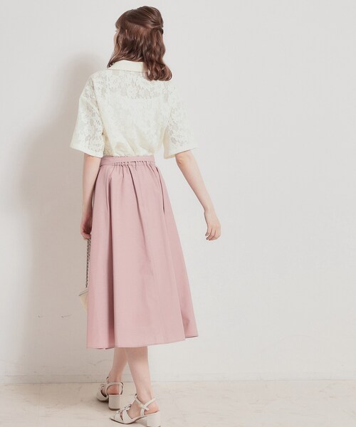 couture brooch（クチュールブローチ）の「フラワーエンブロイダリーブラウス（シャツ/ブラウス・レディース・ホワイト/ブラック・38）」の8枚目の写真