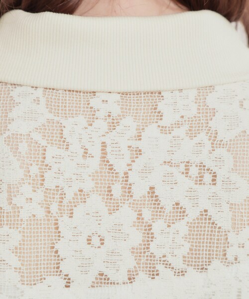 couture brooch（クチュールブローチ）の「フラワーエンブロイダリーブラウス（シャツ/ブラウス・レディース・ホワイト/ブラック・38）」の21枚目の写真