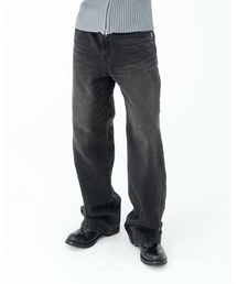 PHOS333（フォースサンサンサン）の「M Straight Fit Denim Pants/Black（デニムパンツ）」