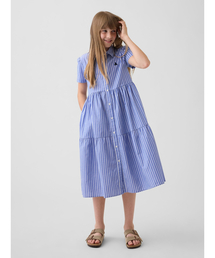 ブラナンベア ティアード シャツワンピース (キッズ)