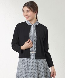 【接触冷感･UV対策】ライトレーヨンストレッチ ボレロ