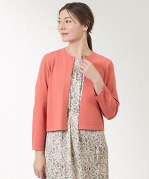 【接触冷感・UV対策】ライトレーヨンストレッチ ボレロ