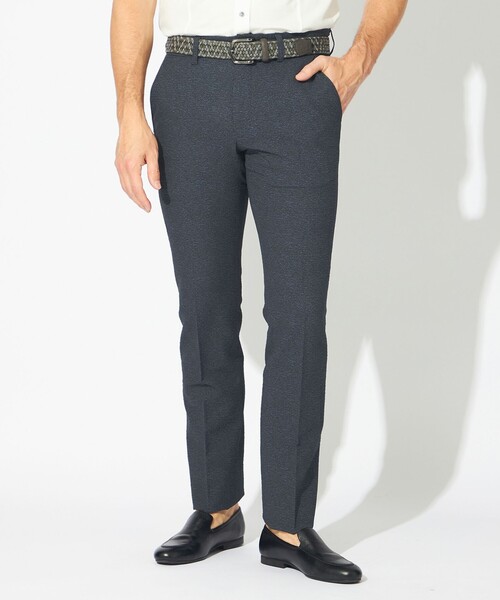 EPOCA UOMO(エポカウォモ)の「【セットアップ対応】サッカープリントパンツ(その他パンツ・メンズ・グレー/ダークネイビー・48/46)」の2枚目の写真