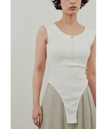 セール】FEATHER RIBBON NOSLEEVE TOPS（その他トップス）｜CLANE