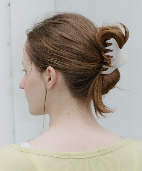 GIUNON(ジウノン)の「pastel triangle vance clip / パステルトライアングルバンスクリップ(バレッタ/ヘアクリップ・レディース・ミント/ピンク/ブルー/アイボリー・FREE)」の19枚目の写真