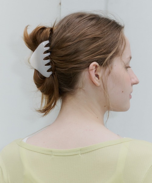 GIUNON(ジウノン)の「pastel triangle vance clip / パステルトライアングルバンスクリップ(バレッタ/ヘアクリップ・レディース・ミント/ピンク/ブルー/アイボリー・FREE)」の18枚目の写真