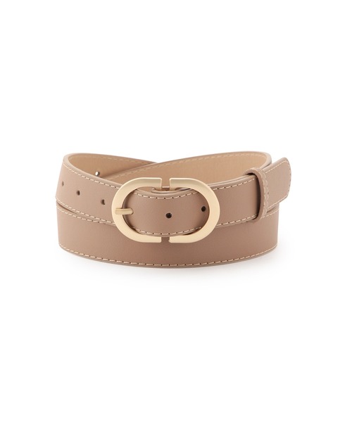 VIS(ビス)の「28mm幅ダブルDバックルベルト(ベルト・レディース・ブラック/ベージュ/ダークブラウン・FREE)」の16枚目の写真