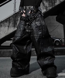RICH（リッチ）の「【RICH】Mock Double Waist Wide Leg Pants / 【リッチ】モックダブルウエストワイドデニムパンツ（デニムパンツ）」