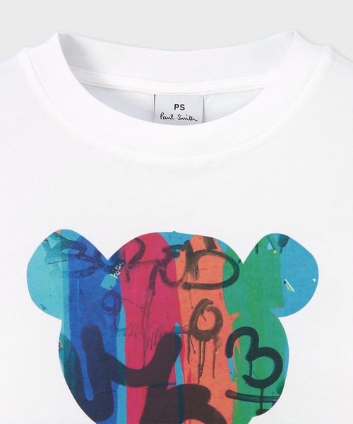 ウィメンズ 'Graffiti Bear' 半袖Tシャツ / 165456 405V（Tシャツ