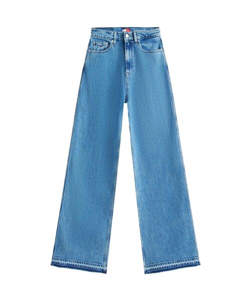 tommy jeans（トミー ジーンズ）の「ハイライズワイドブルージーンズ（デニムパンツ・レディース・インディゴブルー・27inch/26inch/25inch）」の4枚目の写真