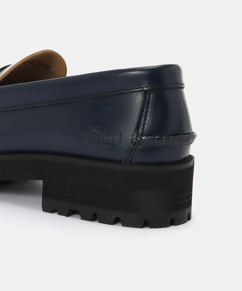The Kenford Fineshoes(ケンフォードファインシューズ)の「The Kenford Fineshoes TANK SOLE LOAFERS / NAVY GRAY(ローファー・レディース・ネイビー・24cm/23.5cm/23cm/24.5cm)」の7枚目の写真