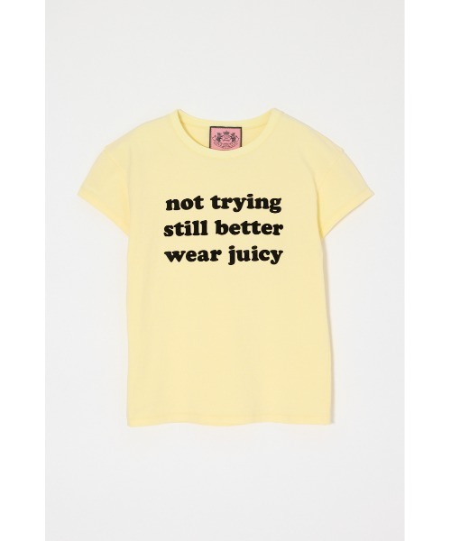 MOUSSY(マウジー)の「JC BABY SLOGAN Tシャツ(Tシャツ/カットソー・レディース・ライトイエロー/ネイビー/レッド・FREE)」の15枚目の写真