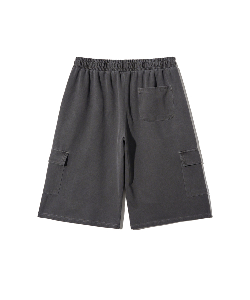 GAKKAI UNIONS(ガッカイユニオンズ)の「ワンタック8部ピグメントバミューダカーゴパンツチャコール(その他パンツ・メンズ・その他・SMALL/MEDIUM/LARGE/X-LARGE)」の2枚目の写真